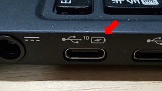 USB Type-C端子がThunderbolt3となっているかの確認方法