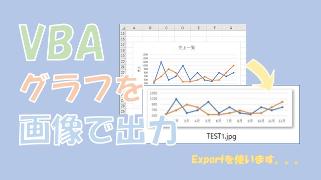 【VBA】グラフを画像として出力して保存する【Exportを使います】